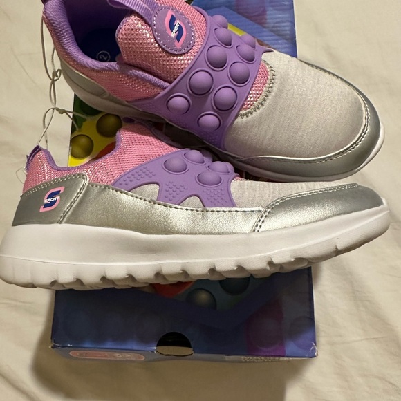 Skechers Other - Skechers Kids' Purple and Silver Sneakers